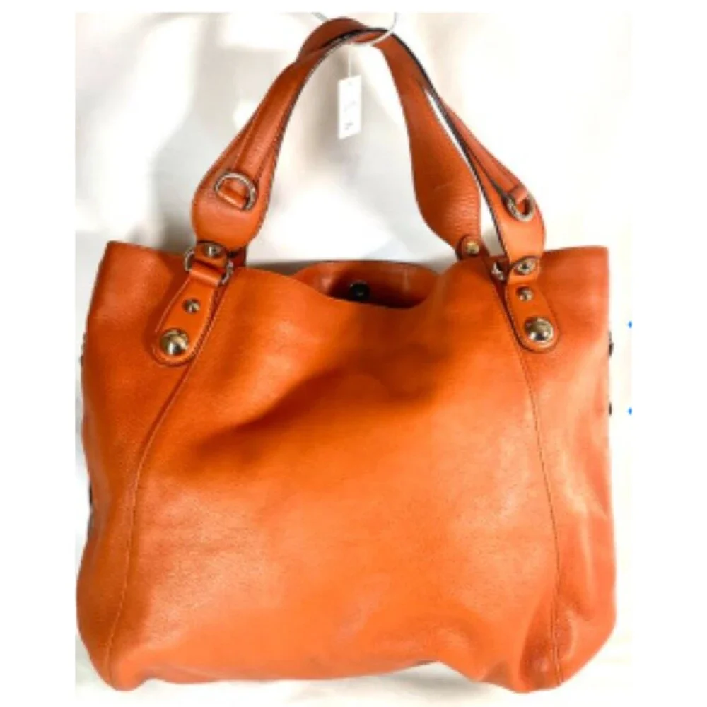 Gucci Tote Leather Terracotta Orange unused with storage bag - Picture 2 of 10